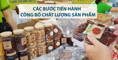 Các bước công bố chất lượng sản phẩm