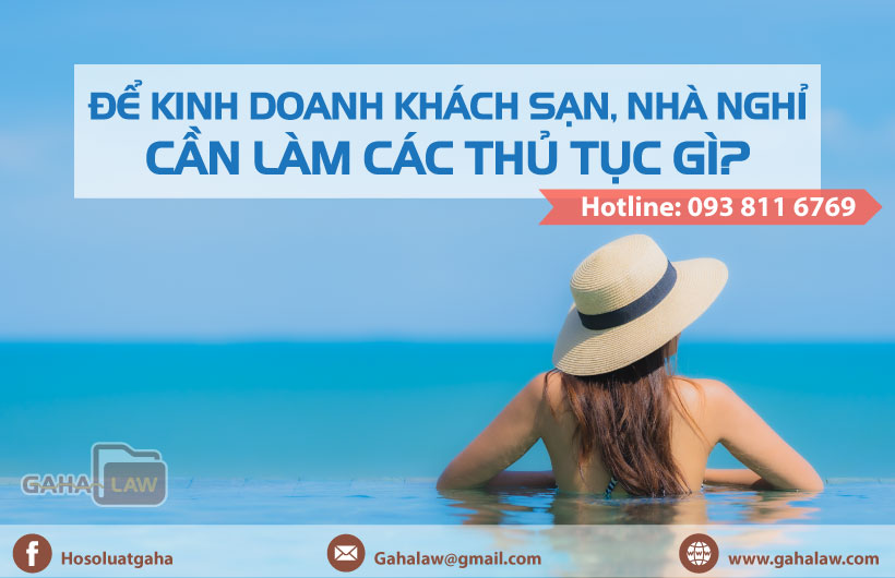 KInh doanh khách sạn nhà nghỉ cần làm những thủ tục gì